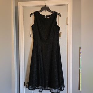 Danny & Nicole Black Midi Dress